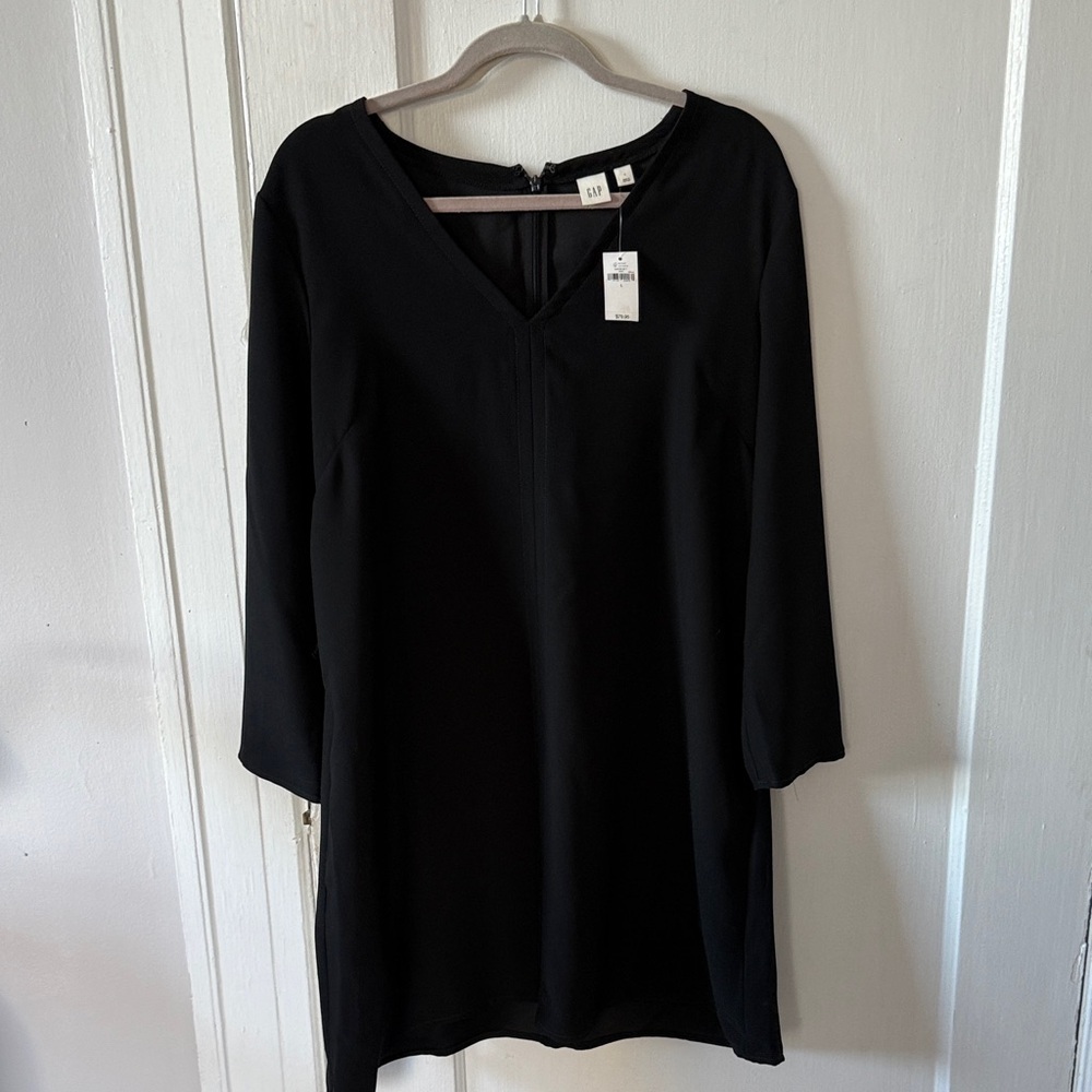 Gap Black Long Sleeve Dress size L